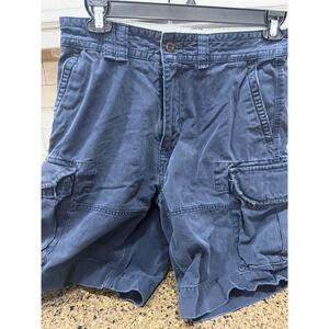 polo ralph lauren navy‎ cargo shorts men's 33